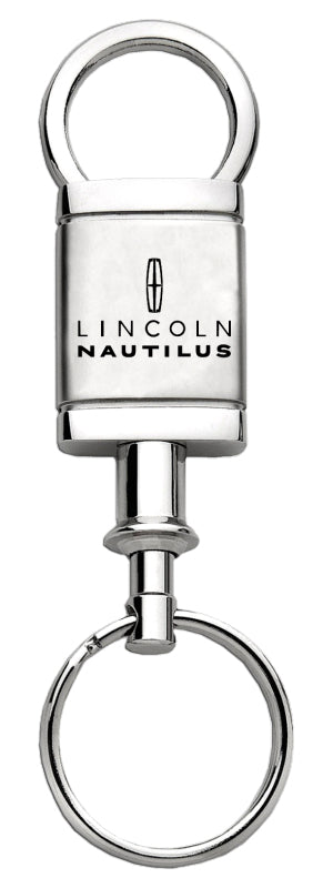 Lincoln Nautilus Satin-Chrome Valet Key Fob - Silver