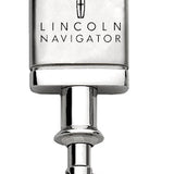 Lincoln Navigator Satin-Chrome Valet Key Fob - Silver