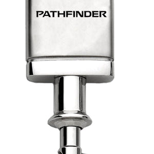 Nissan Pathfinder Satin-Chrome Valet Key Fob - Silver