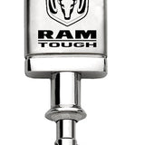 Ram Tough Satin-Chrome Valet Key Fob - Silver