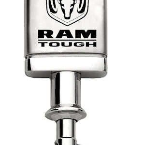 Ram Tough Satin-Chrome Valet Key Fob - Silver