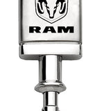 Ram Satin-Chrome Valet Key Fob - Silver