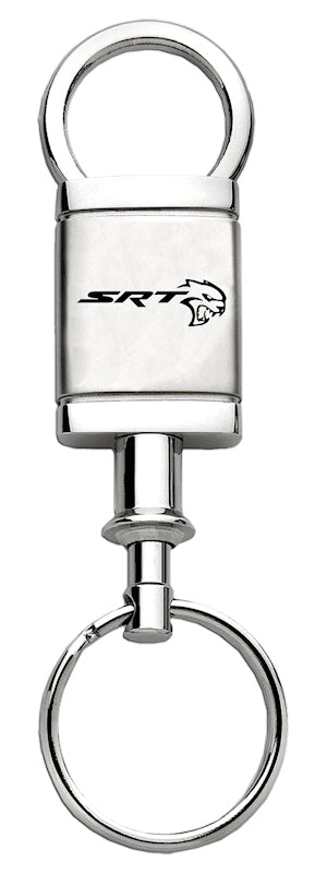 Dodge SRT Hellcat Satin-Chrome Valet Key Fob - Silver