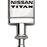 Nissan Titan Satin-Chrome Valet Key Fob - Silver