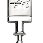 Acura Type-S Satin-Chrome Valet Key Fob - Silver