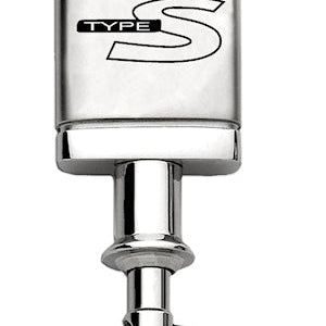 Acura Type-S Satin-Chrome Valet Key Fob - Silver
