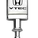 Honda VTEC Satin-Chrome Valet Key Fob - Silver