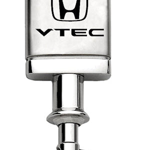 Honda VTEC Satin-Chrome Valet Key Fob - Silver