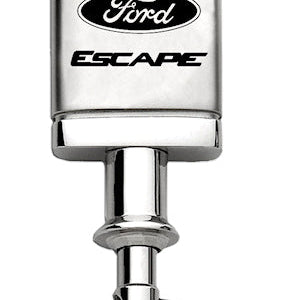 Ford Escape Satin-Chrome Valet Key Fob - Silver