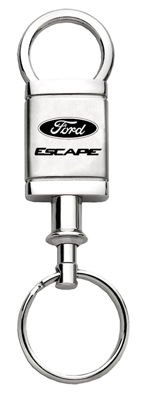 Ford Escape Satin-Chrome Valet Key Fob - Silver