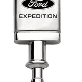 Ford Expedition Satin-Chrome Valet Key Fob - Silver