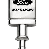 Ford Explorer Satin-Chrome Valet Key Fob - Silver