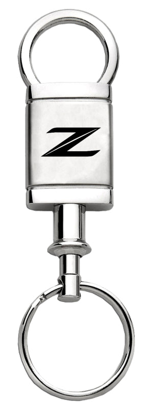 Nissan Z (New) Satin-Chrome Valet Key Fob - Silver