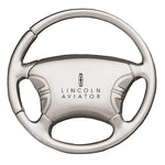 Lincoln Aviator Steering Wheel Key Fob - Silver