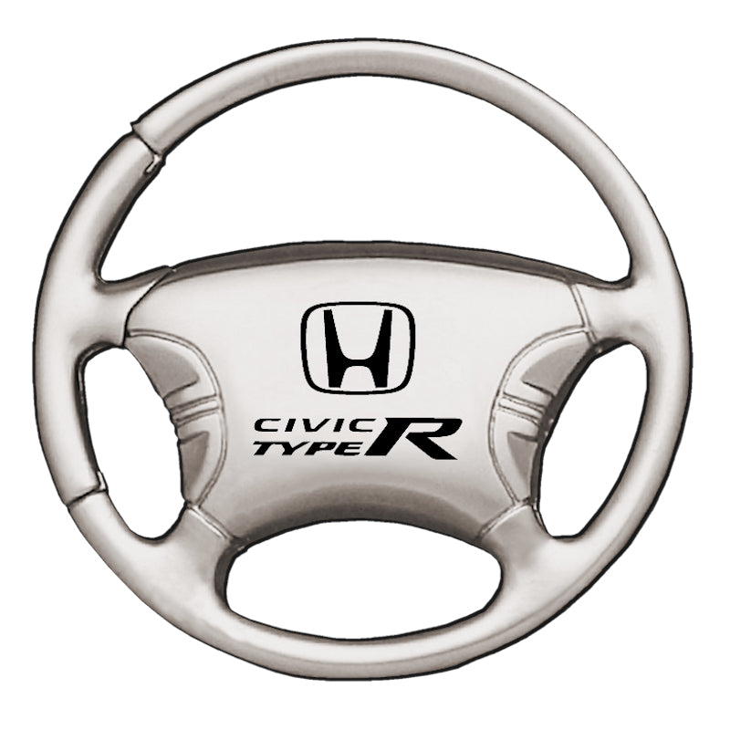 Honda Civic Type R Steering Wheel Key Fob - Silver