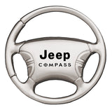 Jeep Compass Steering Wheel Key Fob - Silver