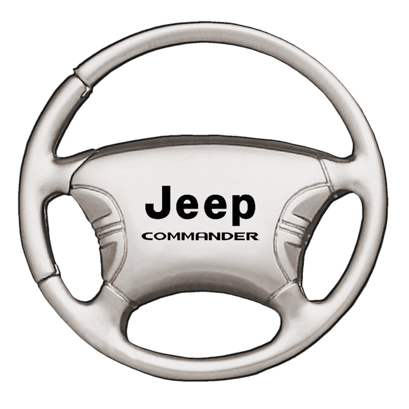 Jeep Commander Steering Wheel Key Fob - Silver