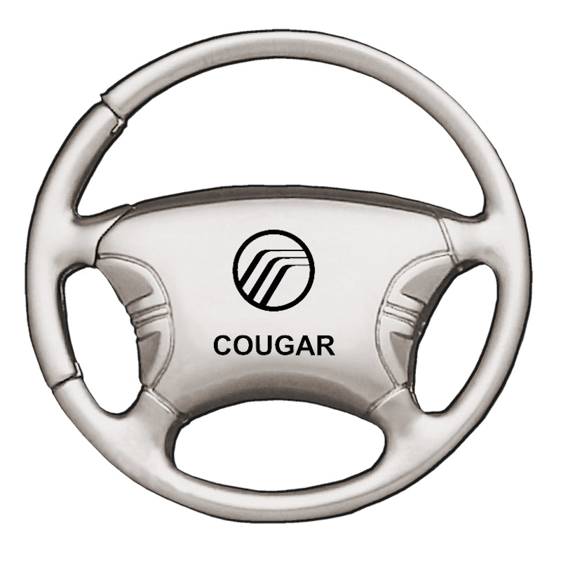 Mercury Cougar Steering Wheel Key Fob - Silver