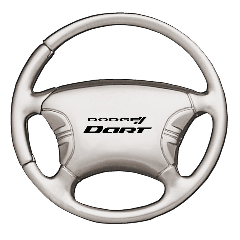 Dodge Dart Steering Wheel Key Fob - Silver