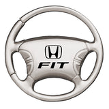 Honda Fit Steering Wheel Key Fob - Silver