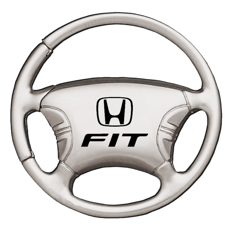 Honda Fit Steering Wheel Key Fob - Silver