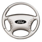 Ford Steering Wheel Key Fob - Silver