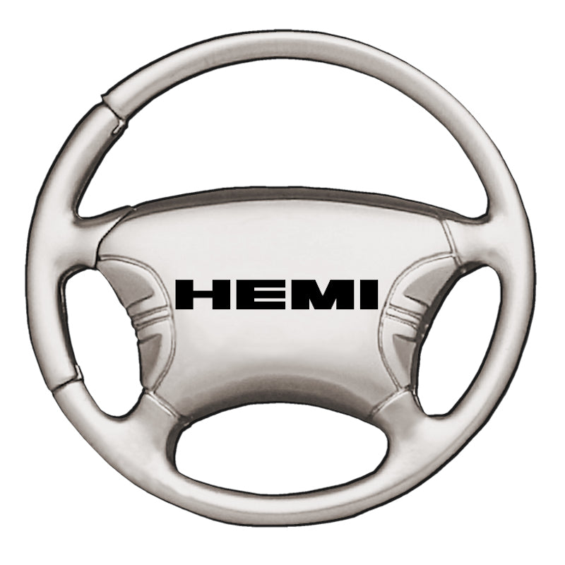 Mopar Hemi Steering Wheel Key Fob - Silver