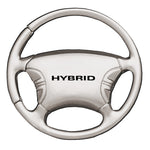 Novelty Hybrid Steering Wheel Key Fob - Silver