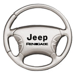 Jeep Renegade Steering Wheel Key Fob - Silver