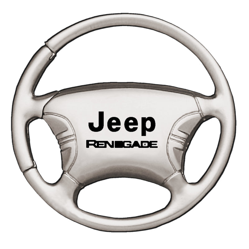 Jeep Renegade Steering Wheel Key Fob - Silver