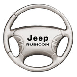 Jeep Rubicon Steering Wheel Key Fob - Silver