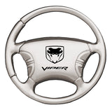 Dodge Viper (Fangs) Steering Wheel Key Fob - Silver