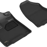 All-Weather Custom-Fit Floor Mats for Acura Mdx 2014-2020 with Non-Slip Backing - Black - 1st Row