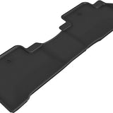 All-Weather Custom-Fit Floor Mats for Acura Mdx 2014-2020 with Non-Slip Backing - Black - 2nd Row