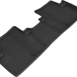 All-Weather Custom-Fit Floor Mats for Acura Ilx 2013-2022 with Non-Slip Backing - Black - 2nd Row