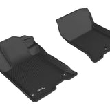 All-Weather Custom-Fit Floor Mats for Acura Tlx Fwd 2015-2020 with Non-Slip Backing - Black - 1st Row