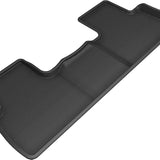All-Weather Custom-Fit Floor Mats for Acura Rdx 2019-2025 with Non-Slip Backing - Black - 2nd Row
