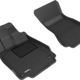All-Weather Custom-Fit Floor Mats for Audi A6 / A7 / S6 / S7 / Rs7 2012-2018 with Non-Slip Backing - Black - 1st Row