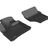 All-Weather Custom-Fit Floor Mats for Audi Q7 2007-2015 with Non-Slip Backing - Black - 1st Row