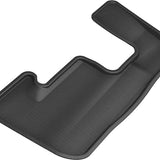 All-Weather Custom-Fit Floor Mats for Audi Q7 2007-2015 with Non-Slip Backing - Black - 3rd Row
