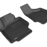 All-Weather Custom-Fit Floor Mats for Audi Tt / Tts 2008-2015 with Non-Slip Backing - Black - 1st Row