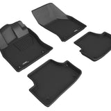 All-Weather Custom-Fit Floor Mats for Audi A3/ Rs3/ S3/ Sportback E-Tron 2015-2020 with Non-Slip Backing - Black - 1st Row 2nd Row