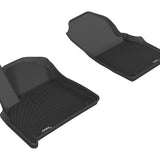 All-Weather Custom-Fit Floor Mats for Audi Q7 / Sq7 / Q8 / Sq8 2017-2025 with Non-Slip Backing - Black - 1st Row