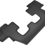 All-Weather Custom-Fit Floor Mats for Audi Q7 / Sq7 2017-2025 with Non-Slip Backing - Black - 3rd Row