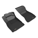 All-Weather Custom-Fit Floor Mats for Audi A4 / A4 Allroad / S4 / A5 / S5 2017-2025 with Non-Slip Backing - Black - 1st Row