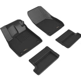 All-Weather Custom-Fit Floor Mats for Audi Tt 2016-2023 with Non-Slip Backing - Black - 1st Row 2nd Row
