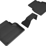 All-Weather Custom-Fit Floor Mats for Audi A6/ A6 Allroad / A7 / S7 2021-2025 with Non-Slip Backing - Black - 2nd Row