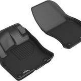 All-Weather Custom-Fit Floor Mats for Audi Q3 2019-2025 with Non-Slip Backing - Black - 1st Row