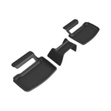 All-Weather Custom-Fit Floor Mats for Audi E-Tron Gt 2022-2024 with Non-Slip Backing - Black - 2nd Row