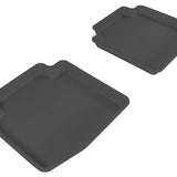 All-Weather Custom-Fit Floor Mats for Buick Lacrosse 2005-2009 with Non-Slip Backing - Black - 2nd Row